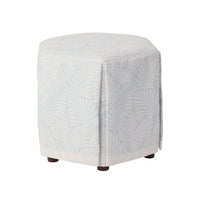 Elodie Ottoman - Sunbrella® Havana Palm