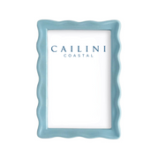 Wavy Photo Frame - Blue