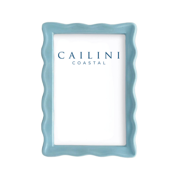 Wavy Photo Frame - Blue