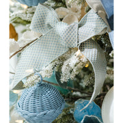 Tinsel Trellis Jacquard Ribbon