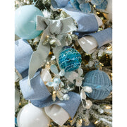Tinsel Trellis Jacquard Ribbon