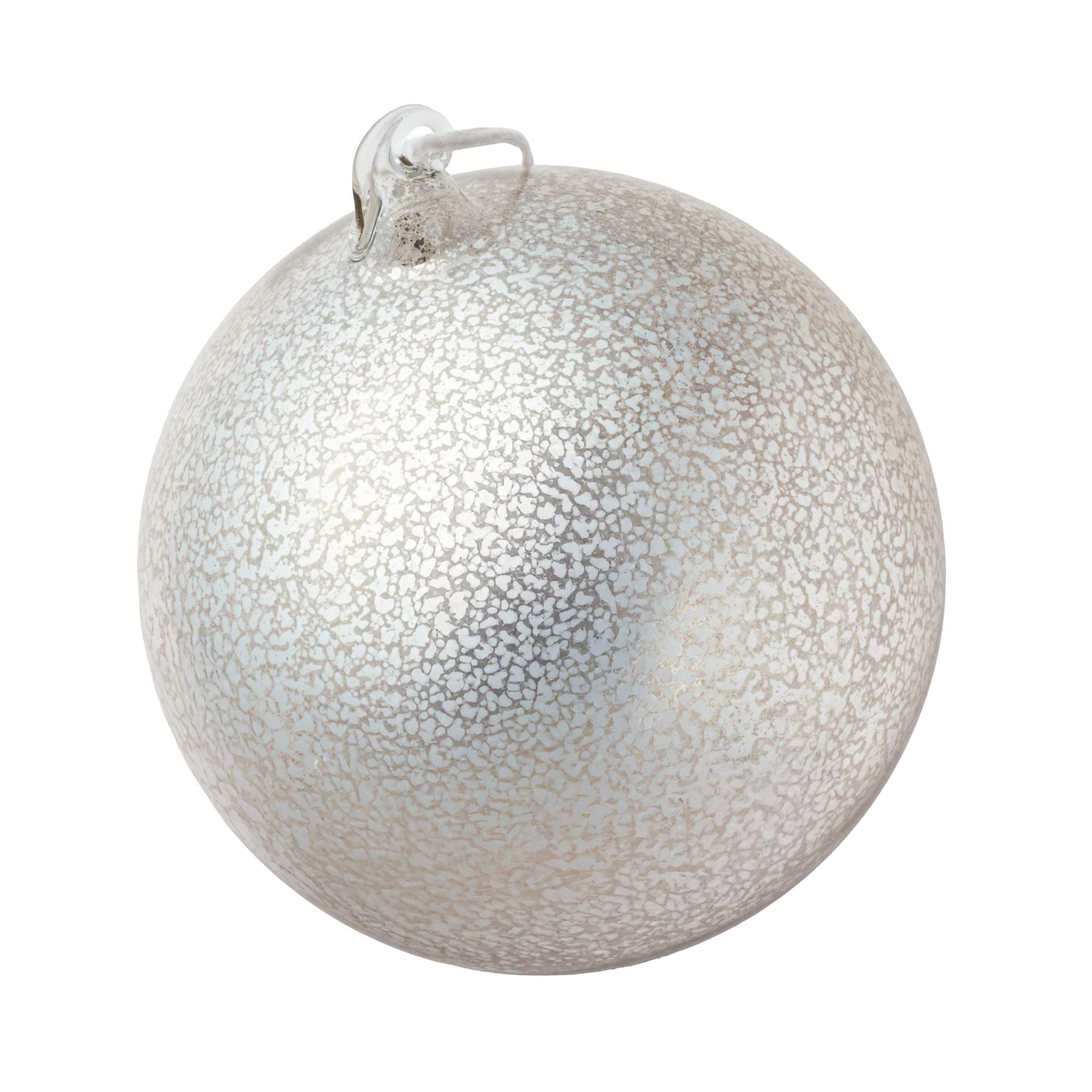 Mercury Glass Bubble Ornament - Set of 3