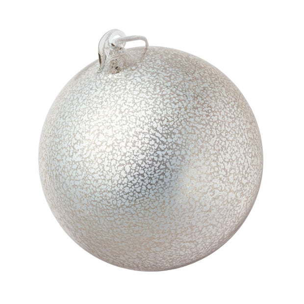 Mercury Glass Bubble Ornament - Set of 3
