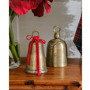 Antiqued Decorative Sleigh Bells - Set of 3