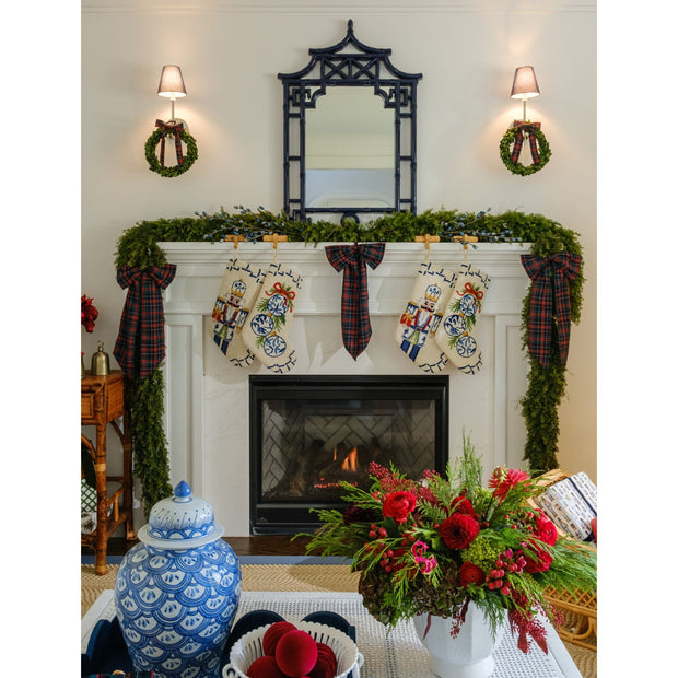Christmas Tartan Oversized Bow