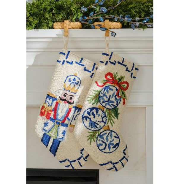 Braided Rattan Stocking Holder