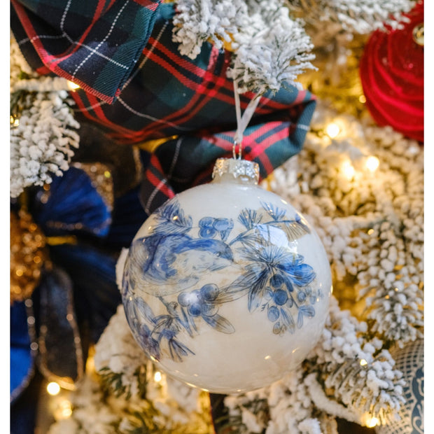 Delft Aviary Ornament