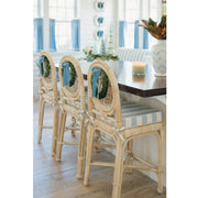 Preserved Boxwood Wreath with Dusty Blue Ribbon