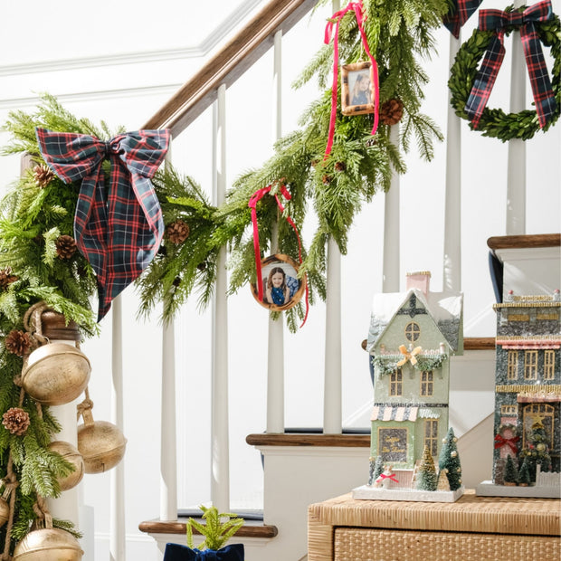 Mixed Winter Greens Faux Garland