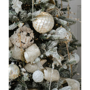 Frosted White Hydrangea Tree Stem - Set of 6