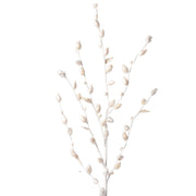 Ivory Pussy Willow Tree Stem - Set of 6