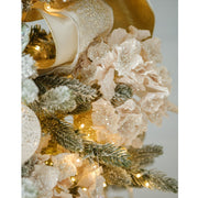 Frosted White Hydrangea Tree Stem - Set of 6