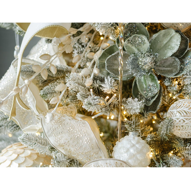 Ivory Pussy Willow Tree Stem - Set of 6