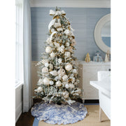 Frosted White Hydrangea Tree Stem - Set of 6