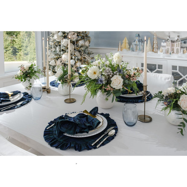 Tartan Ruffle Placemat - Set of 2