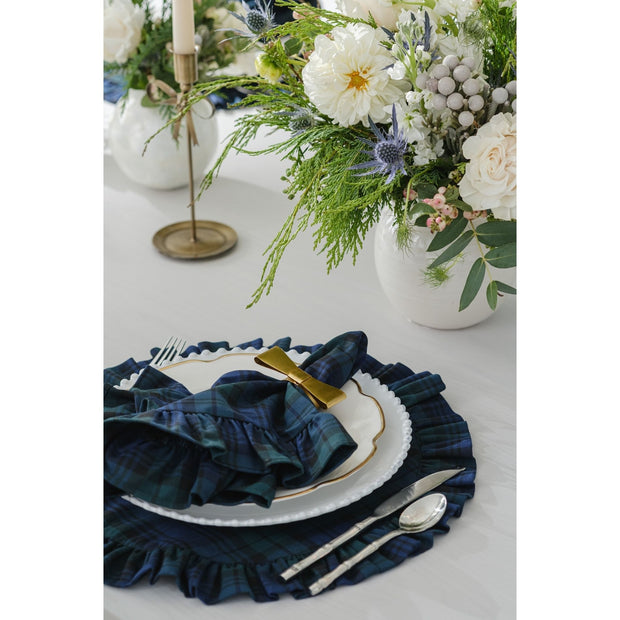 Tartan Ruffle Placemat - Set of 2