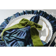 Evergreen Velvet Bow - Set of 2