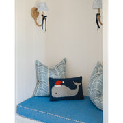 Christmas Whale Hook Pillow