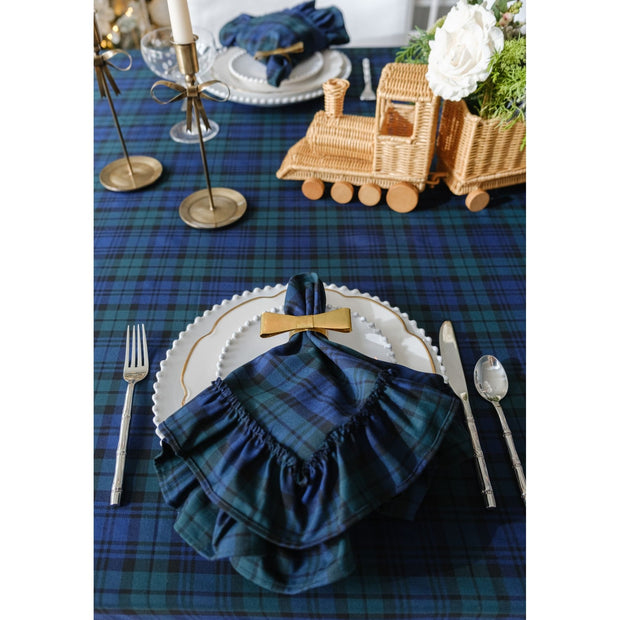 Tartan Ruffle Napkin - Set of 2