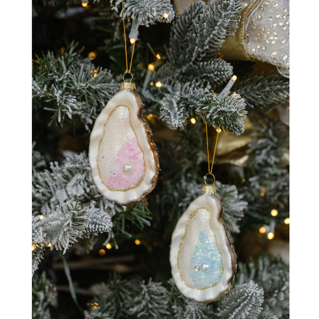 The World is Your Oyster Ornament - Set of 2