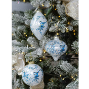 Blue Songbird Ornament - Set of 3