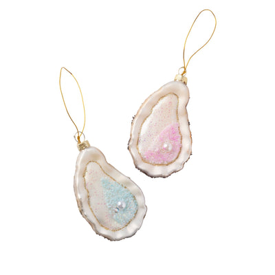 The World is Your Oyster Ornament - Set of 2
