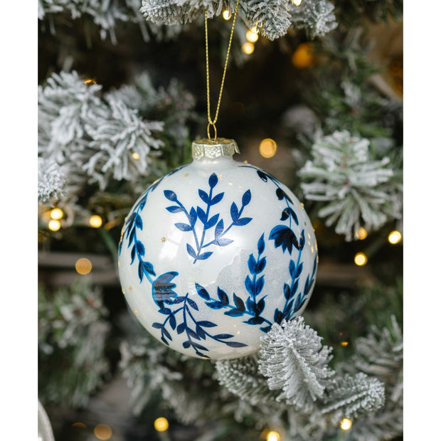 Winter Wisteria Ornament - Set of 6