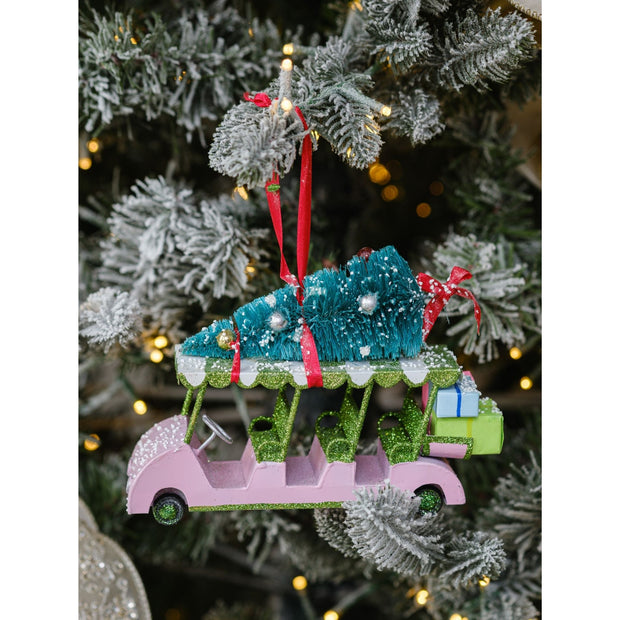 Beverly Palms Golf Cart Ornament