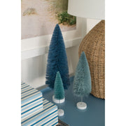 Shades of Blue Bottle Brush Trees
