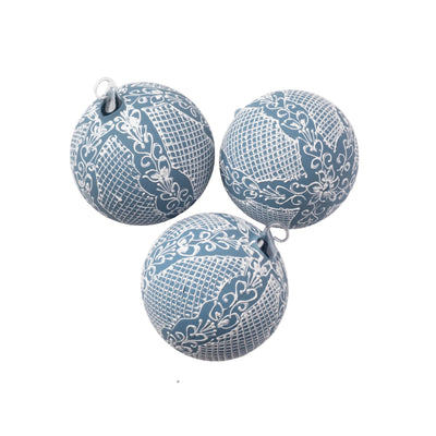 Grandmillenial Glass Ornament - Set of 3