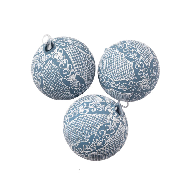 Grandmillenial Glass Ornament - Set of 3