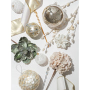 Frosted White Hydrangea Tree Stem - Set of 6