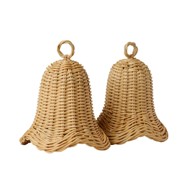 Cailíní Coastal Rattan Sleigh Bell - Set of 2