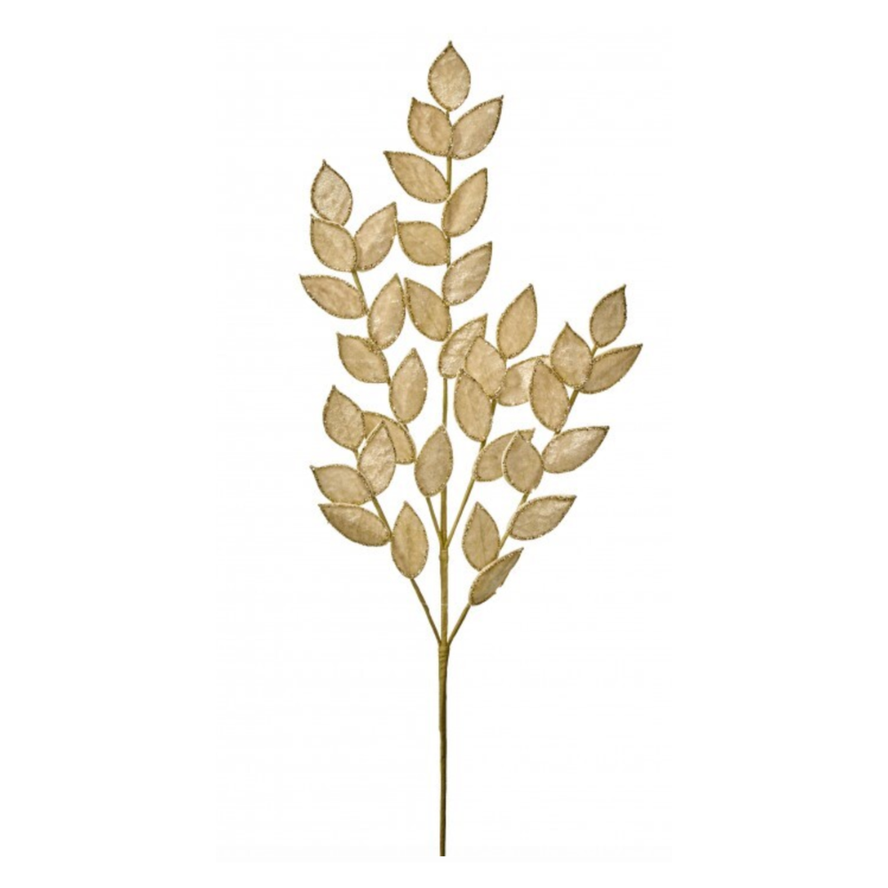 Gilded Ruscus Tree Stem - Set of 12