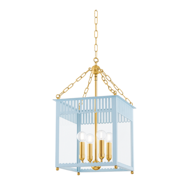 Charleston Lantern - Blue – Cailini Coastal