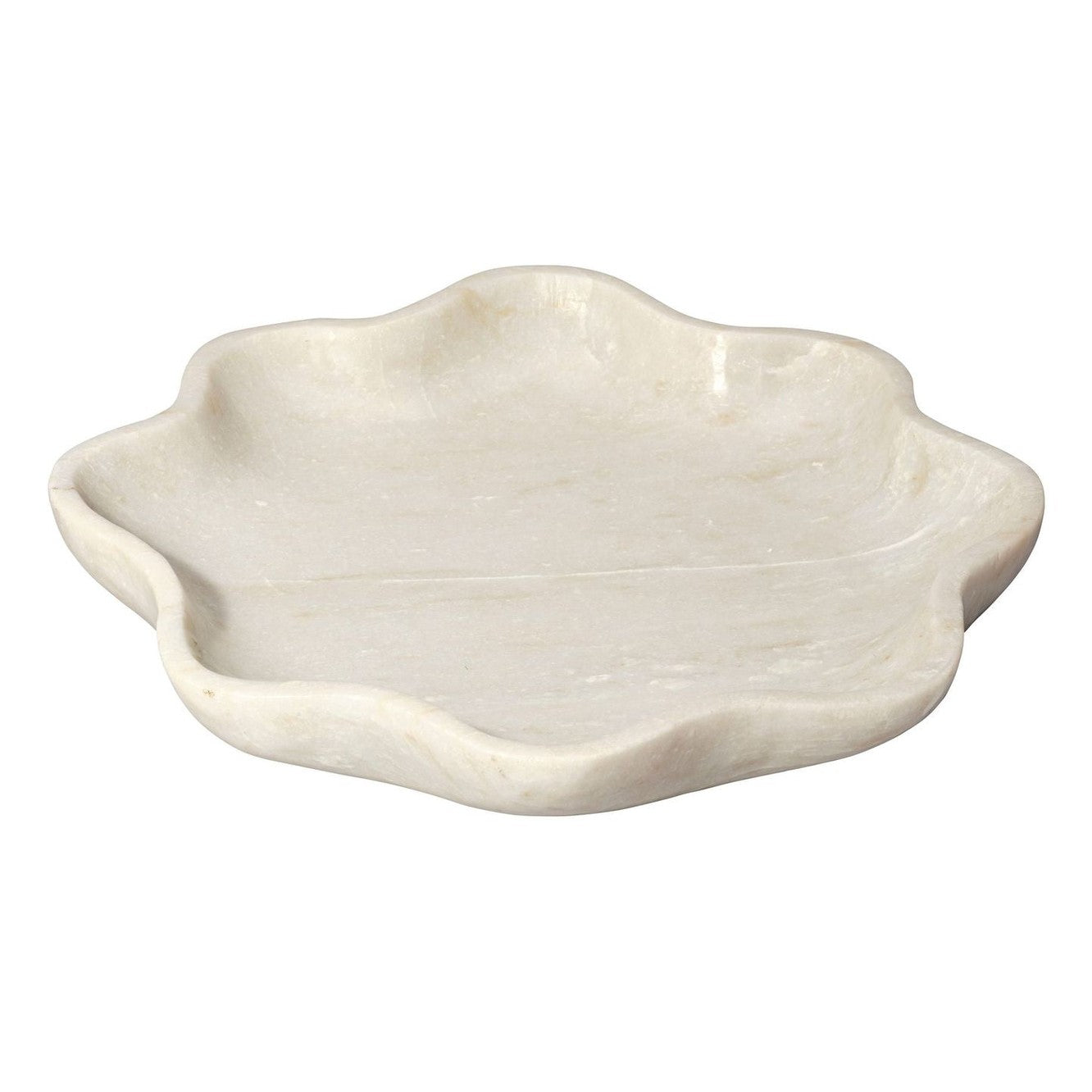Wavy Marble Decorative Bowl