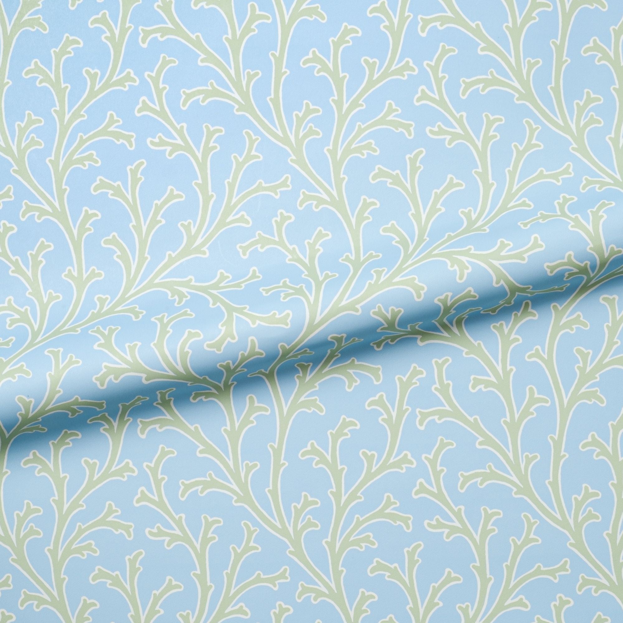 Corsica Island Green Wallpaper Swatch