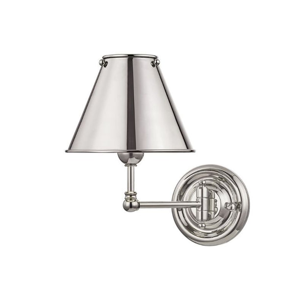 Classic No.1 Sconce - Polished Nickel