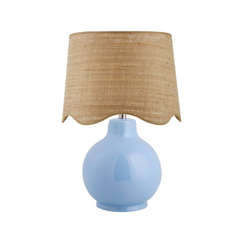 Isla Table Lamp - French Blue – Cailini Coastal
