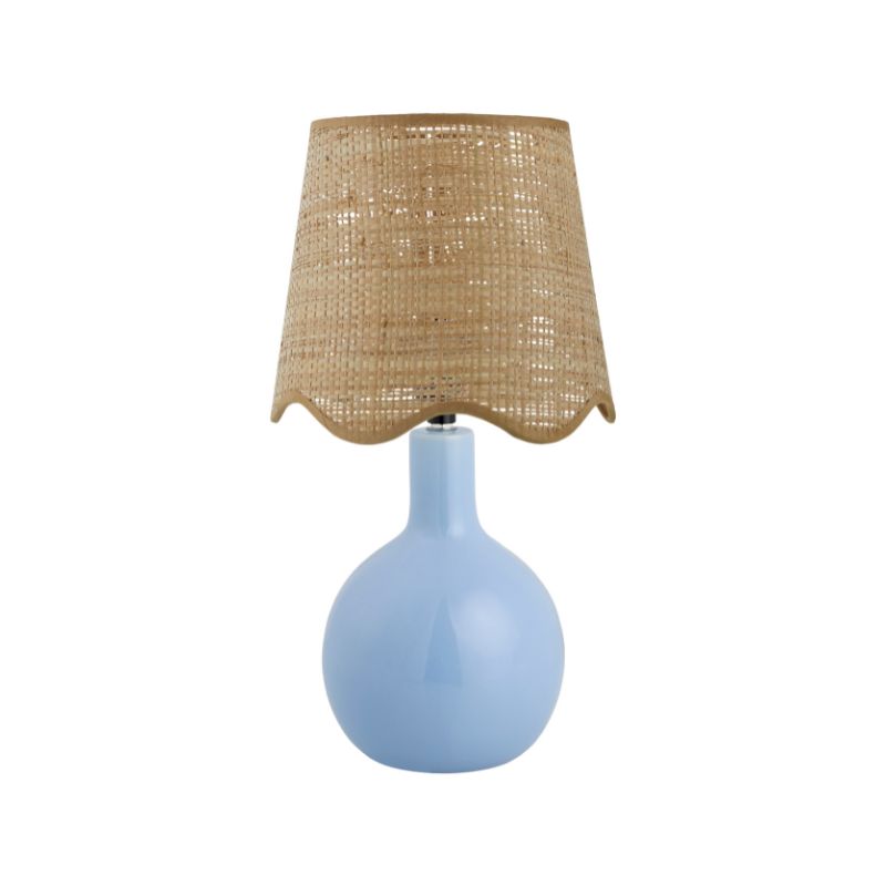 Tiny Tides Mini Table Lamp - French Blue by Cailini Coastal