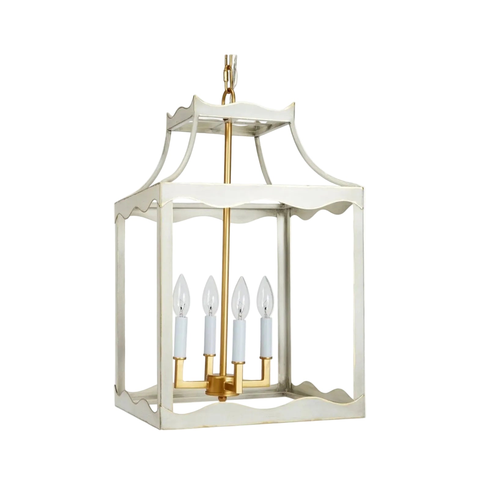 Rosecliff Lantern - Cream