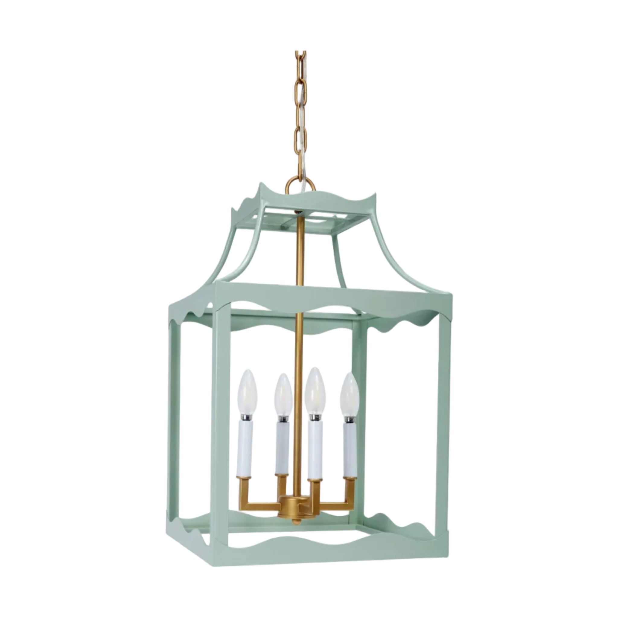 Rosecliff Lantern - Seaglass