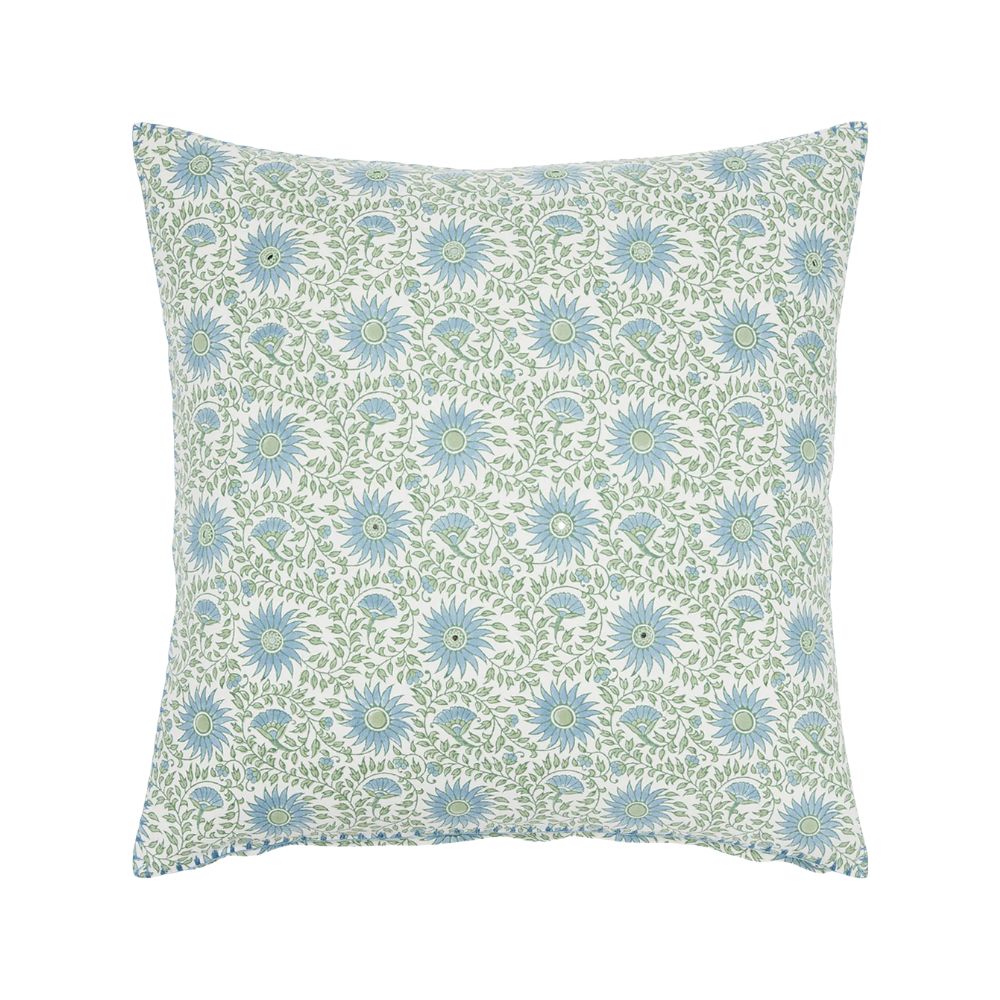 Luvika Light Indigo Pillow with Insert by John Robshaw