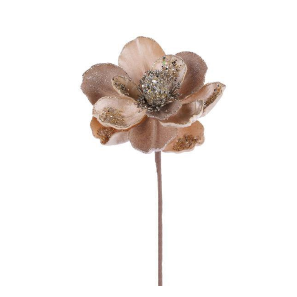 Mocha Magnolia Stem - Set of 6
