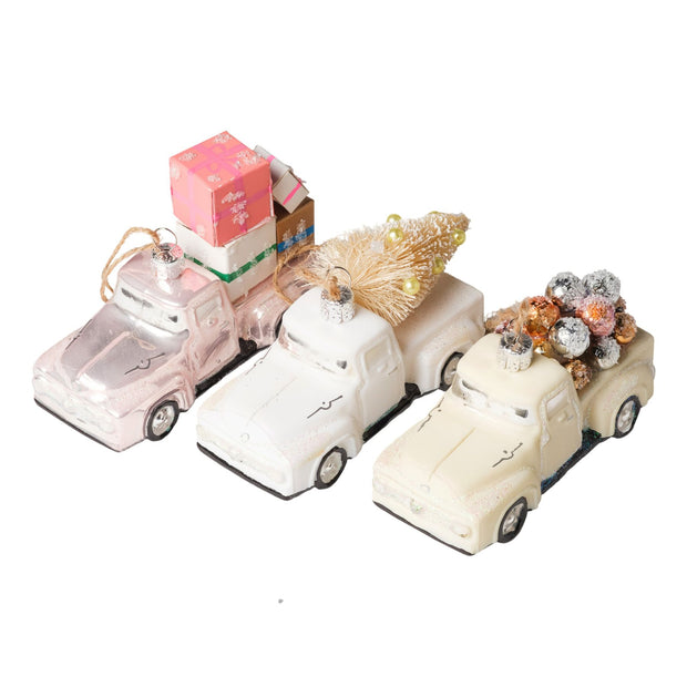 Festive Fleet Ornament - Set of 3