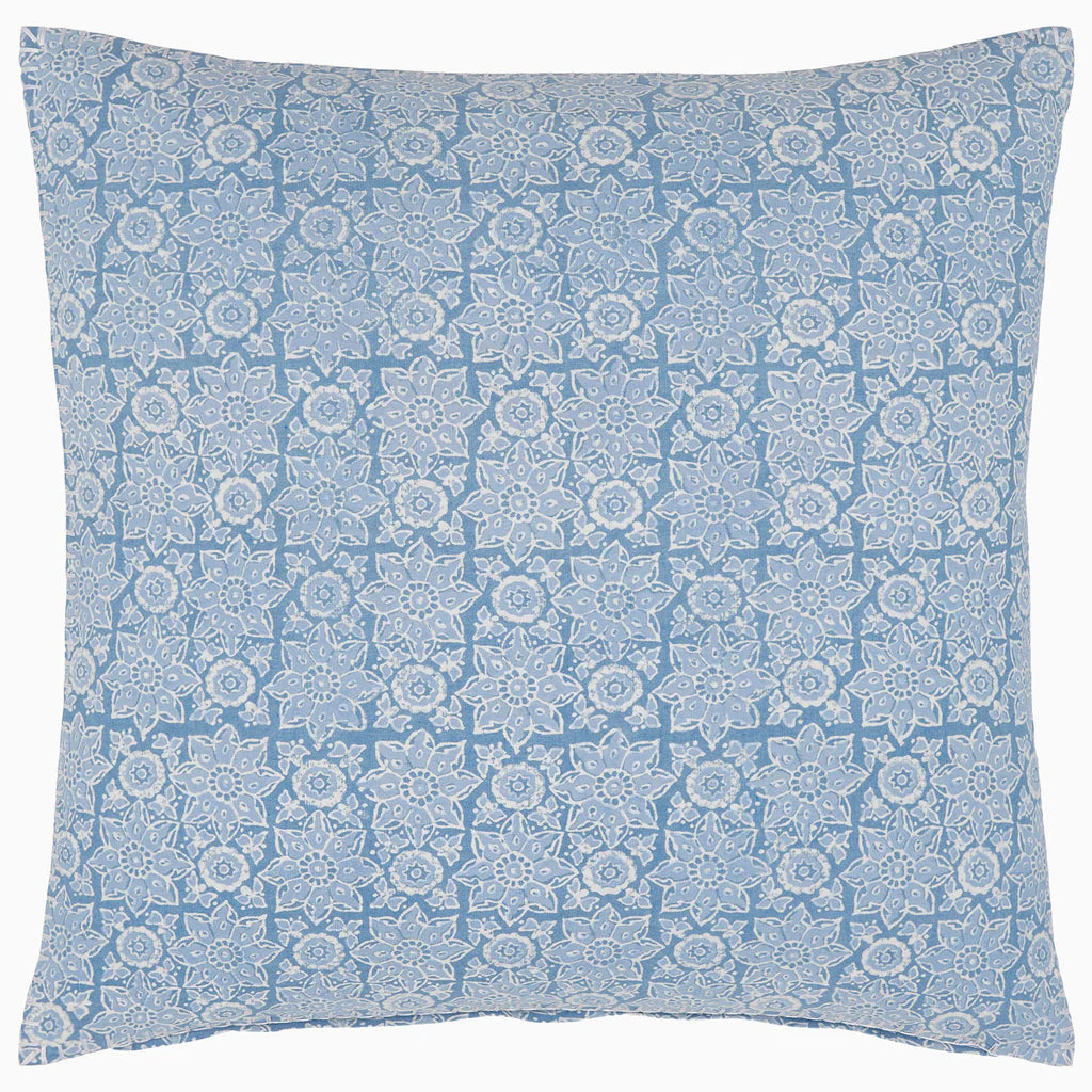 Rama Light Indigo Decorative Pillow with Insert by John Robshaw