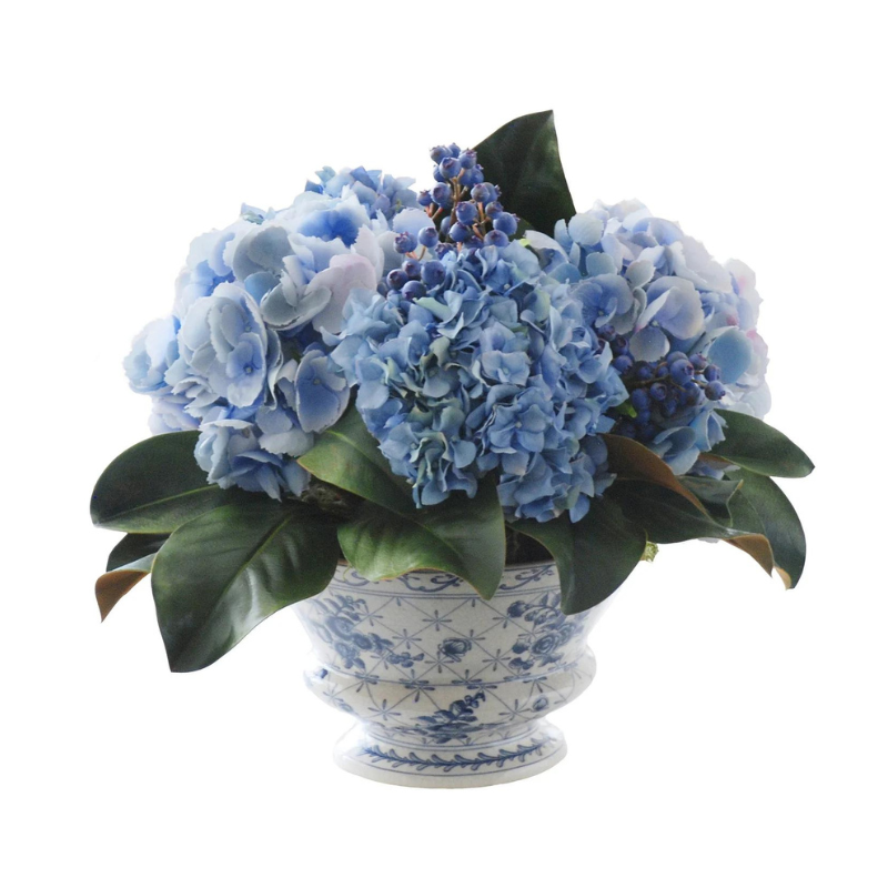 Hydrangea Berry Faux Arrangement