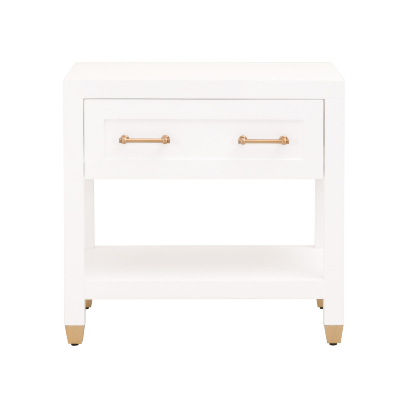 Lake House Nightstand - White by Cailini Coastal