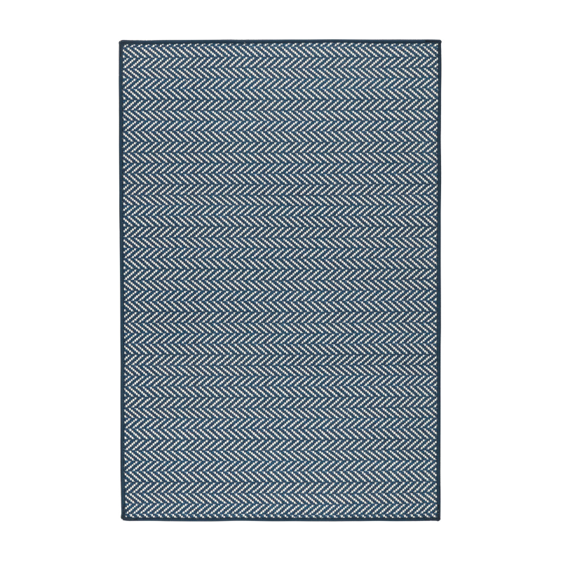 El Matador Navy Machine Washable Rug