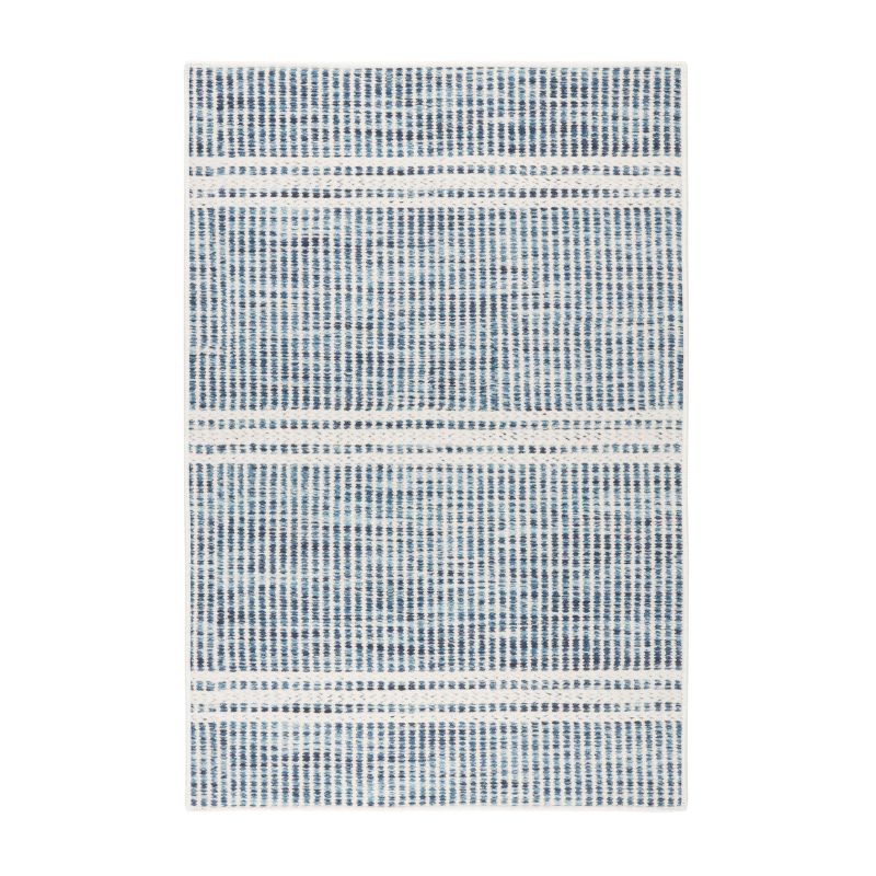 Brant Point Blue Machine Washable Rug